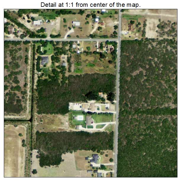 Reid Hope King, Texas aerial imagery detail
