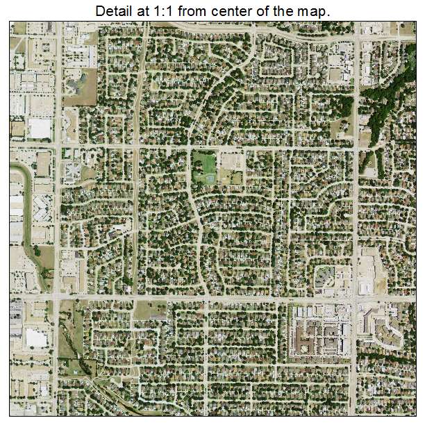 Richardson, Texas aerial imagery detail