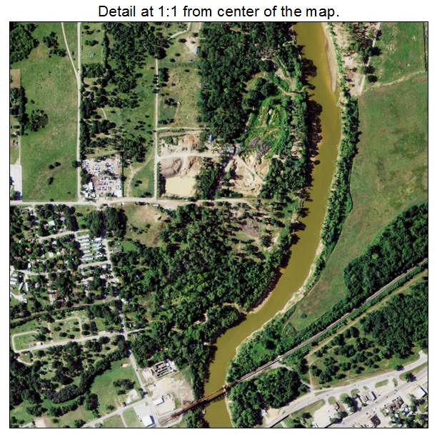 Richmond, Texas aerial imagery detail