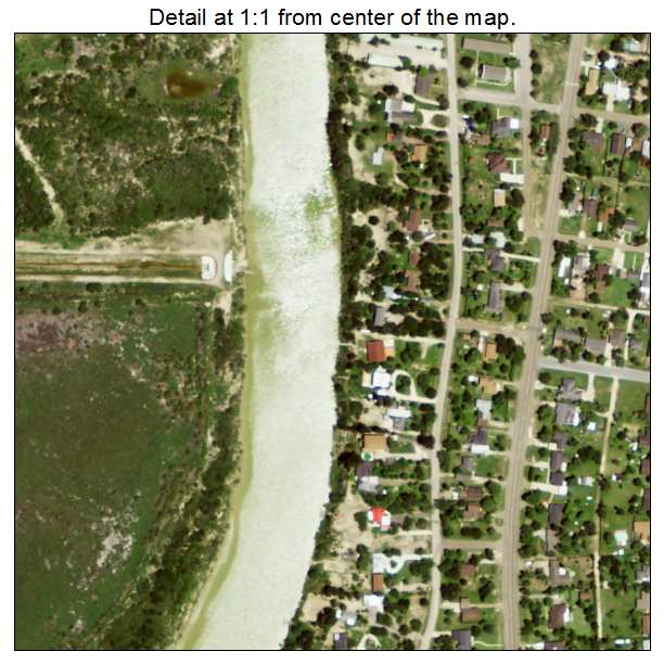 Rio Hondo, Texas aerial imagery detail
