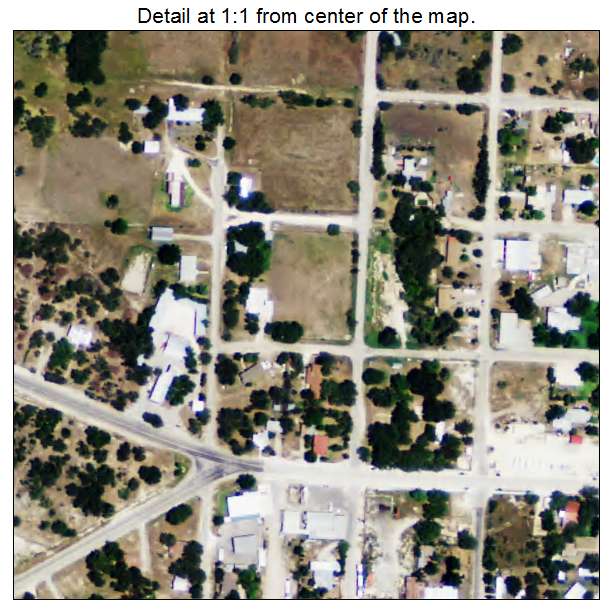 Rocksprings, Texas aerial imagery detail