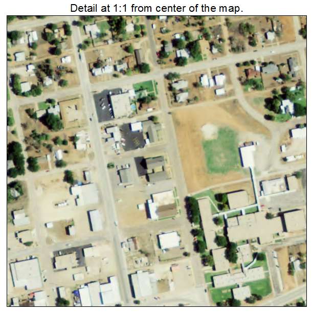 Rotan, Texas aerial imagery detail