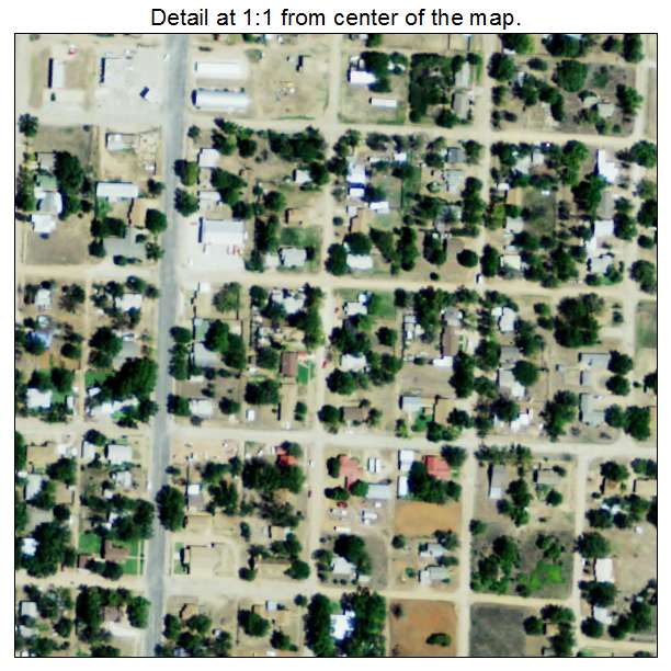 Rule, Texas aerial imagery detail