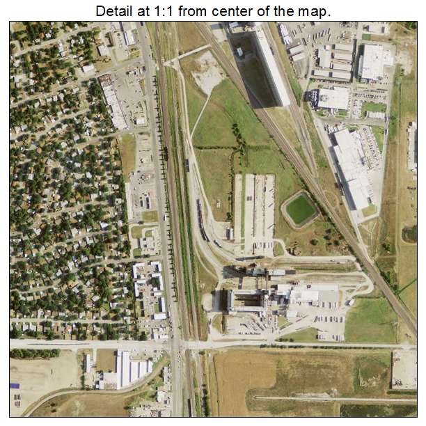 Saginaw, Texas aerial imagery detail