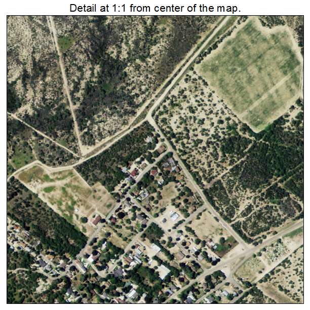 Salineno, Texas aerial imagery detail