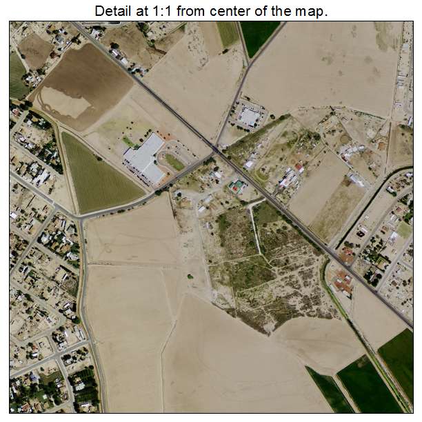 San Elizario, Texas aerial imagery detail