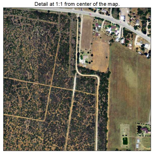 San Isidro, Texas aerial imagery detail