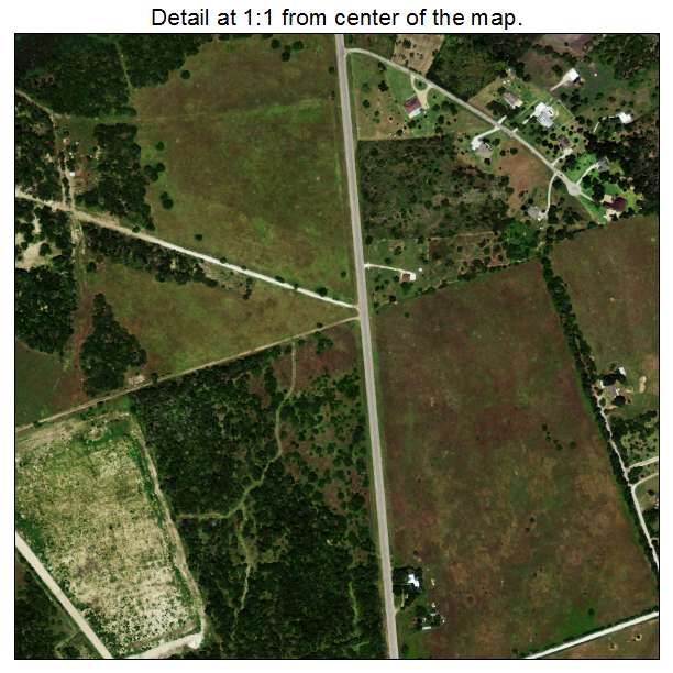 San Patricio, Texas aerial imagery detail