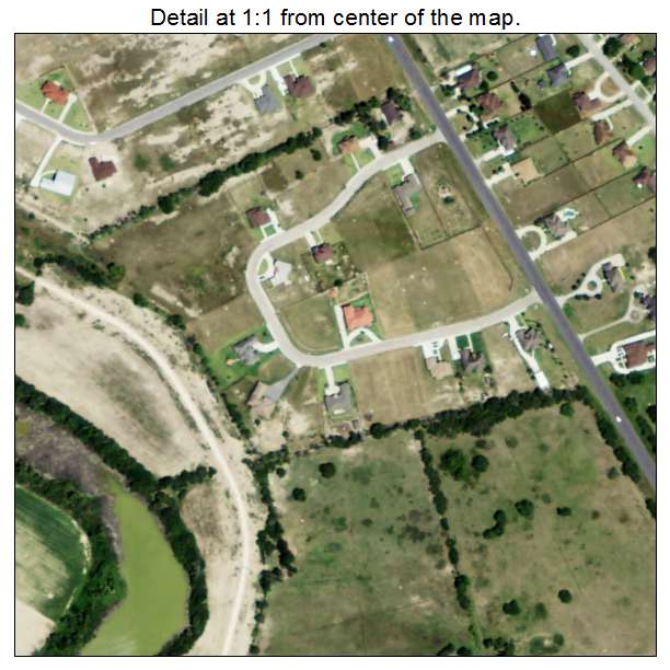 San Pedro, Texas aerial imagery detail