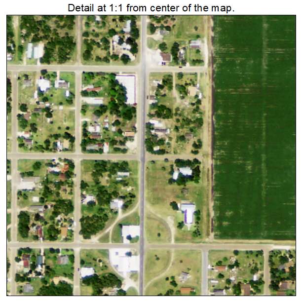 San Perlita, Texas aerial imagery detail