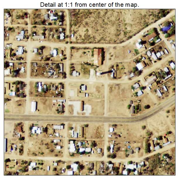 Sanford, Texas aerial imagery detail