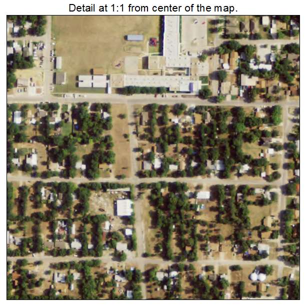 Sansom Park, Texas aerial imagery detail