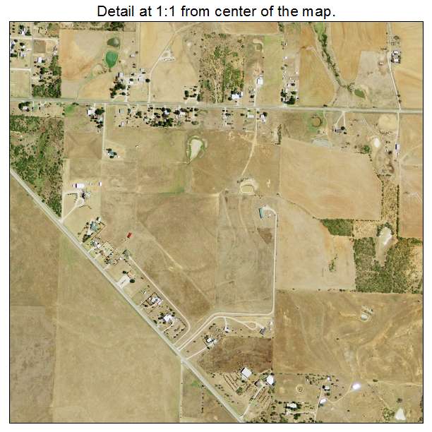 Scotland, Texas aerial imagery detail