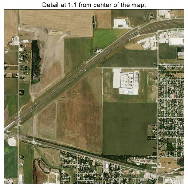 Seguin, Texas aerial imagery detail