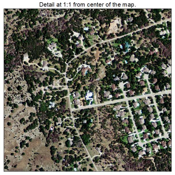 Serenada, Texas aerial imagery detail