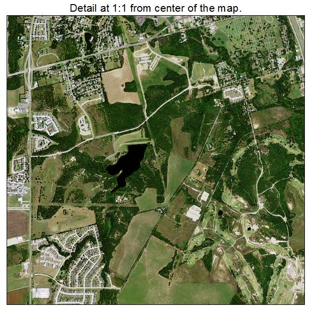 Sherman, Texas aerial imagery detail