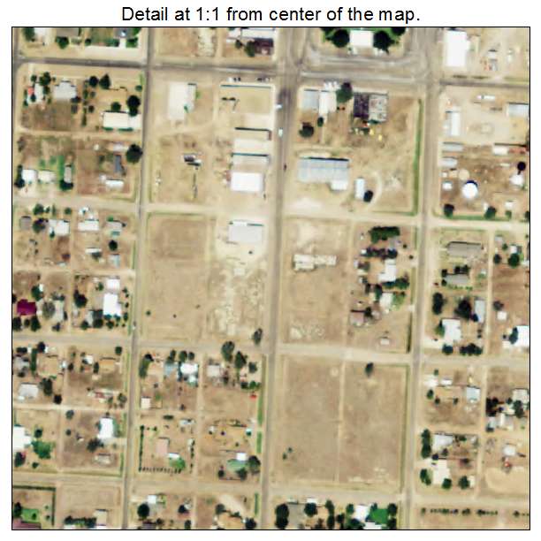 Silverton, Texas aerial imagery detail