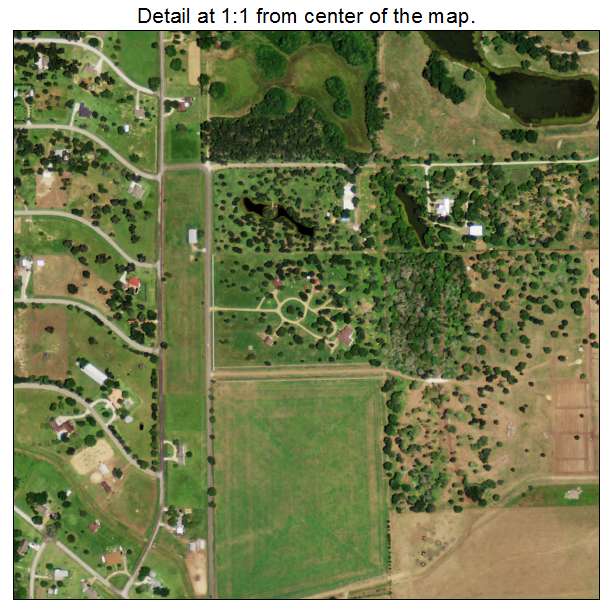 Simonton, Texas aerial imagery detail