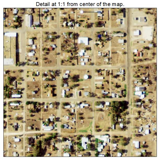 Skellytown, Texas aerial imagery detail