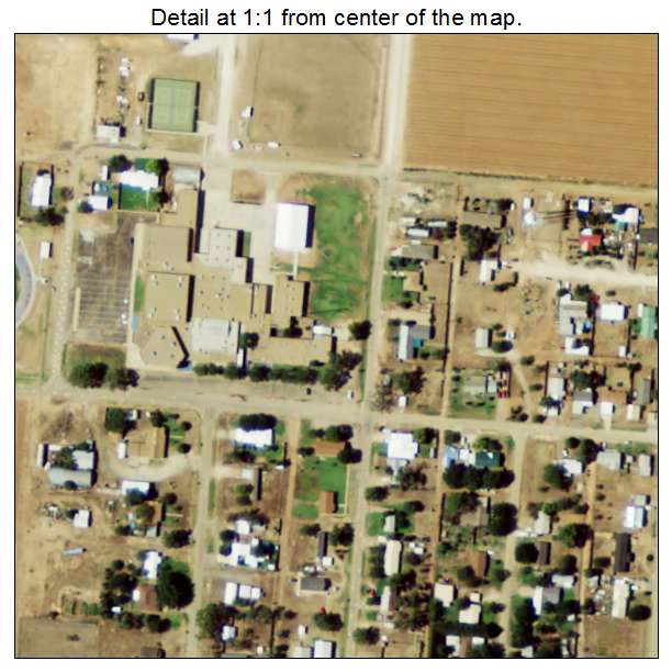 Smyer, Texas aerial imagery detail