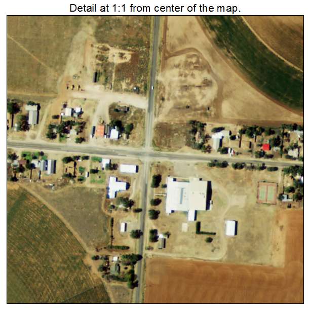 Spade, Texas aerial imagery detail