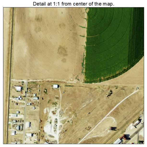 Spearman, Texas aerial imagery detail