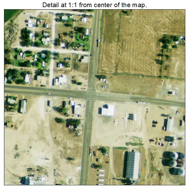 Springlake, Texas aerial imagery detail