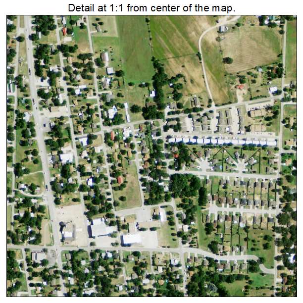 Springtown, Texas aerial imagery detail