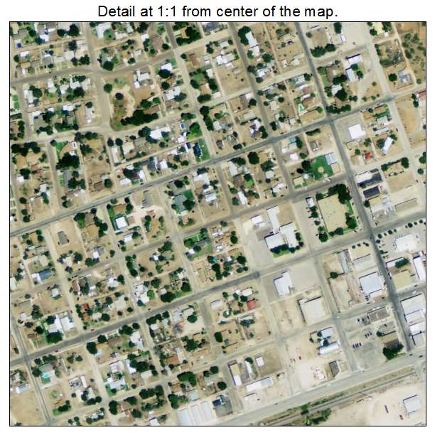 Stanton, Texas aerial imagery detail