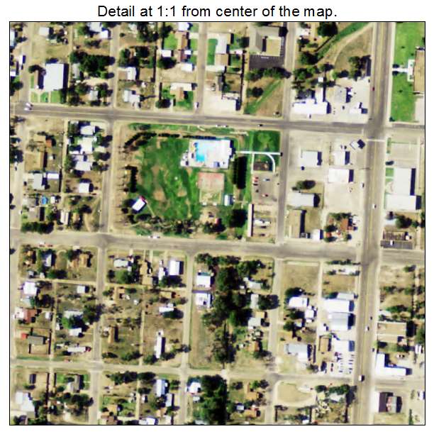 Stinnett, Texas aerial imagery detail