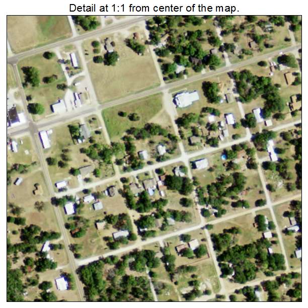 Streetman, Texas aerial imagery detail