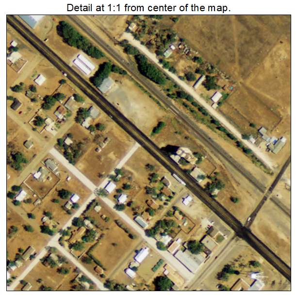Sudan, Texas aerial imagery detail