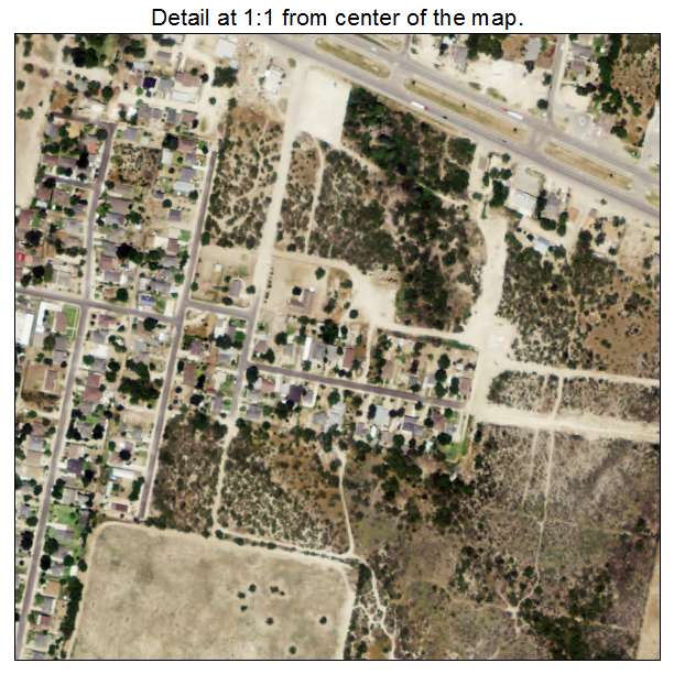 Sullivan City, Texas aerial imagery detail