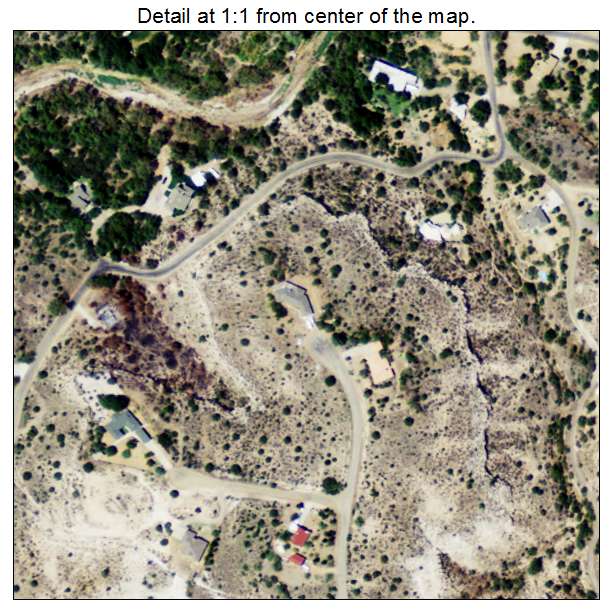 Timbercreek Canyon, Texas aerial imagery detail