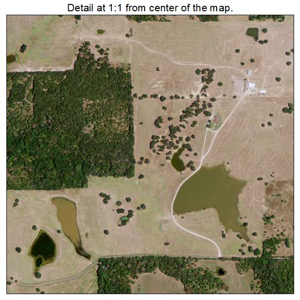 Tira, Texas aerial imagery detail