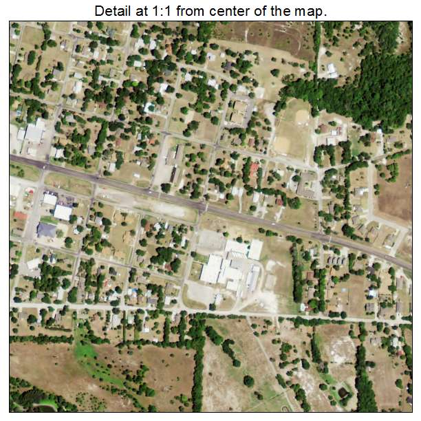 Tom Bean, Texas aerial imagery detail