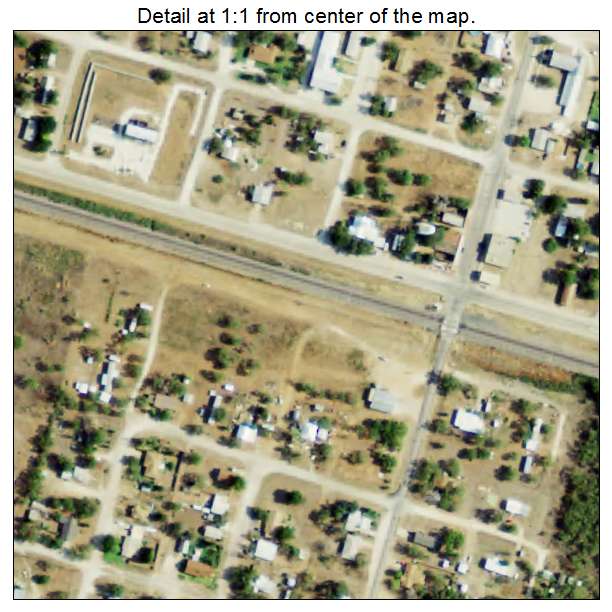 Trent, Texas aerial imagery detail