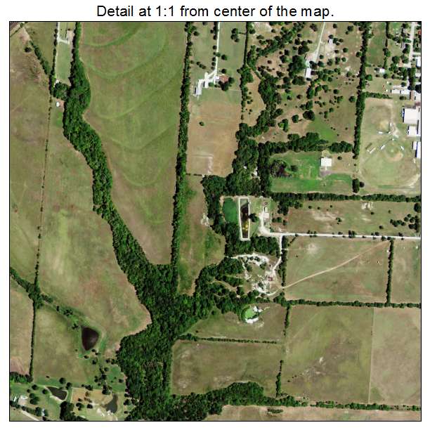 Trenton, Texas aerial imagery detail