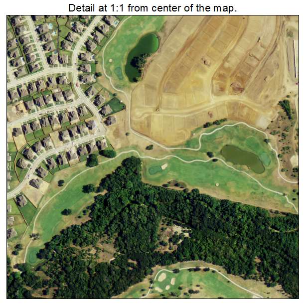 Trophy Club, Texas aerial imagery detail