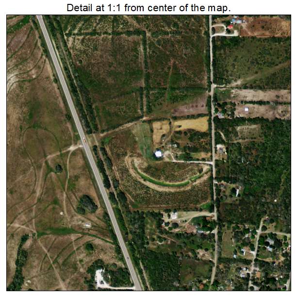Tuleta, Texas aerial imagery detail