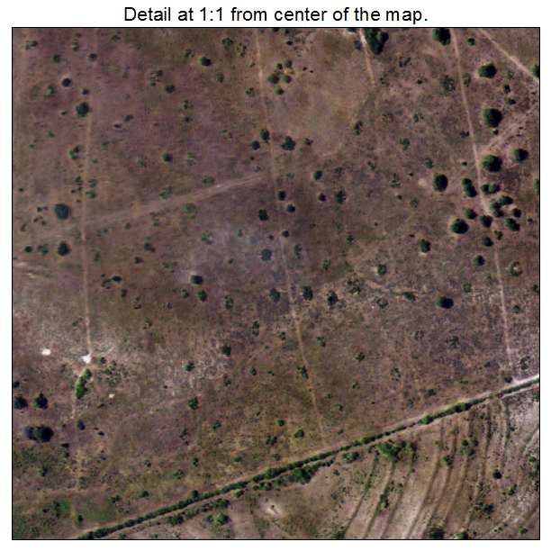 Tulsita, Texas aerial imagery detail
