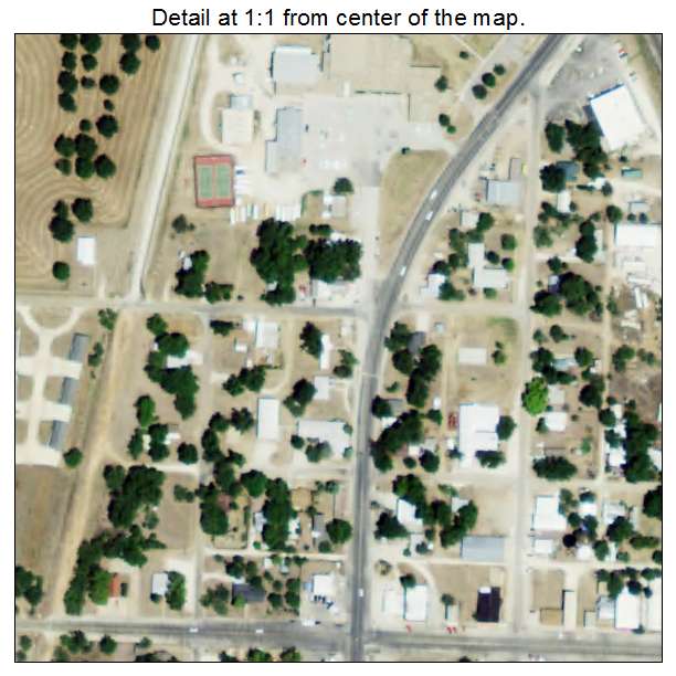 Tuscola, Texas aerial imagery detail