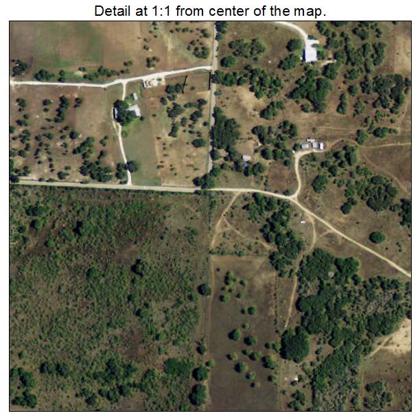 Utopia, Texas aerial imagery detail