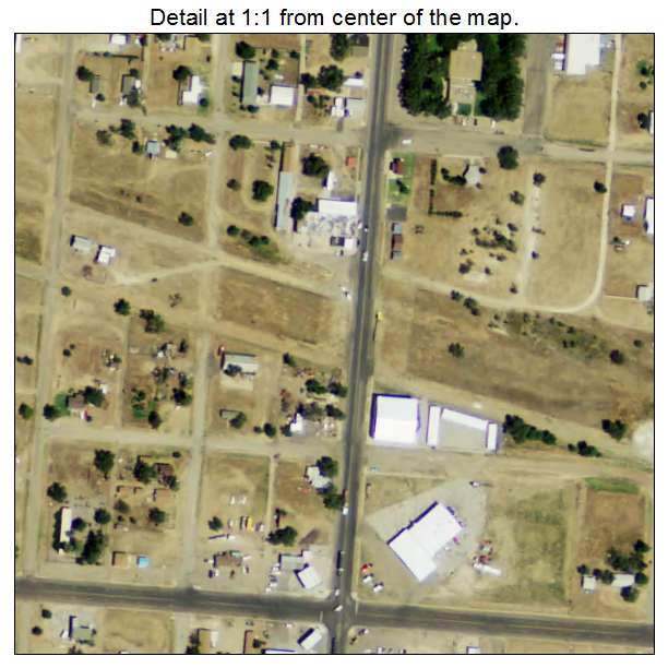 Vega, Texas aerial imagery detail