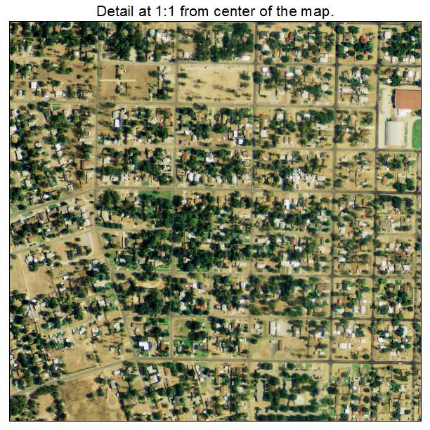 Vernon, Texas aerial imagery detail