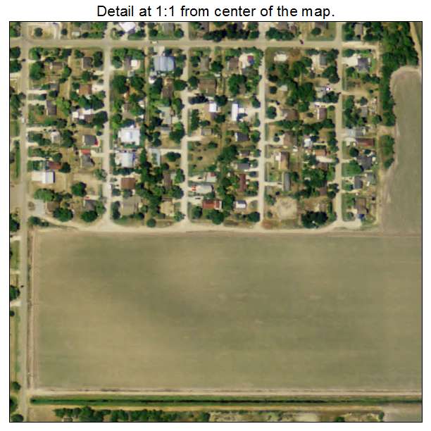 Villa Verde, Texas aerial imagery detail