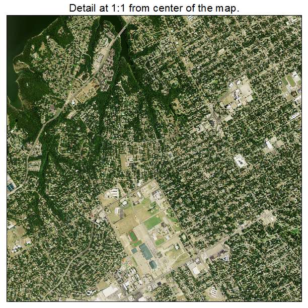 Waco, Texas aerial imagery detail