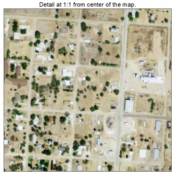 Weinert, Texas aerial imagery detail