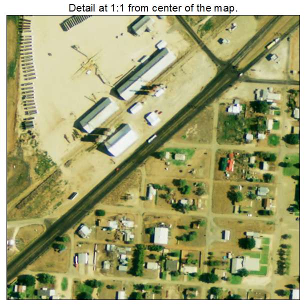 Wellman, Texas aerial imagery detail