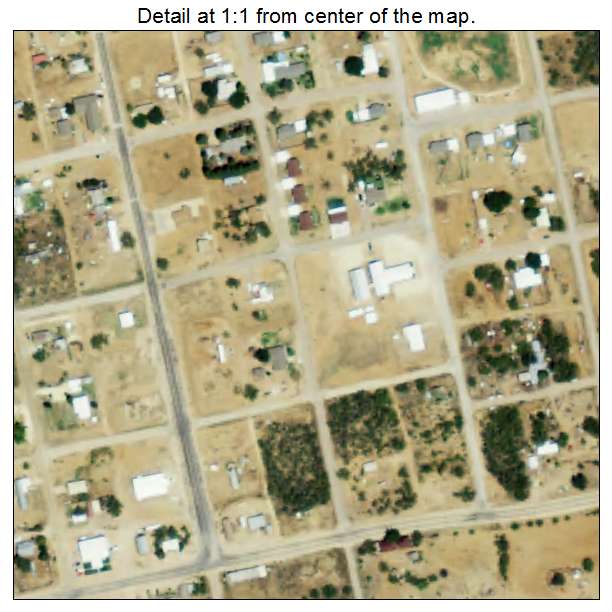 Westbrook, Texas aerial imagery detail